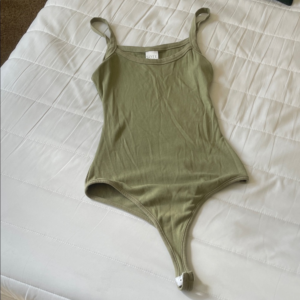Olive Green Women's Bodysuit